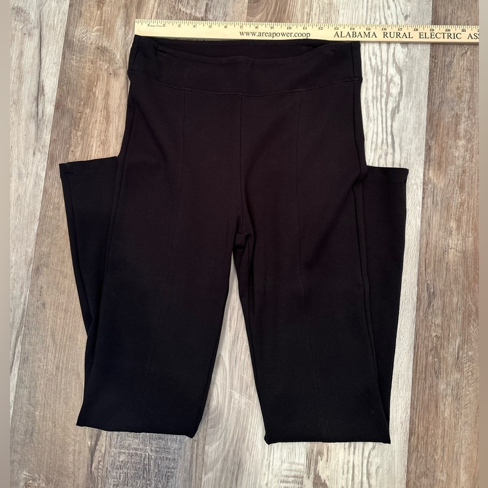 CAbi #6278 Fleggings Pants Stretchy Casual Ponte Knit Neutral Comfy Flare Sz M - Picture 5 of 12